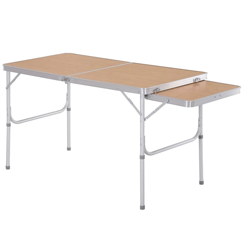 Aluminium Frame Folding Table – 4ft MDF-Top Portable Outdoor