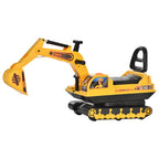 Excavator Ride On Toy Tractor – Movable Digger Construction Truck for 3 Year Olds