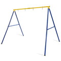Metal A-Frame Swing with Anti-Slip Pads for Kids’ Backyard Play