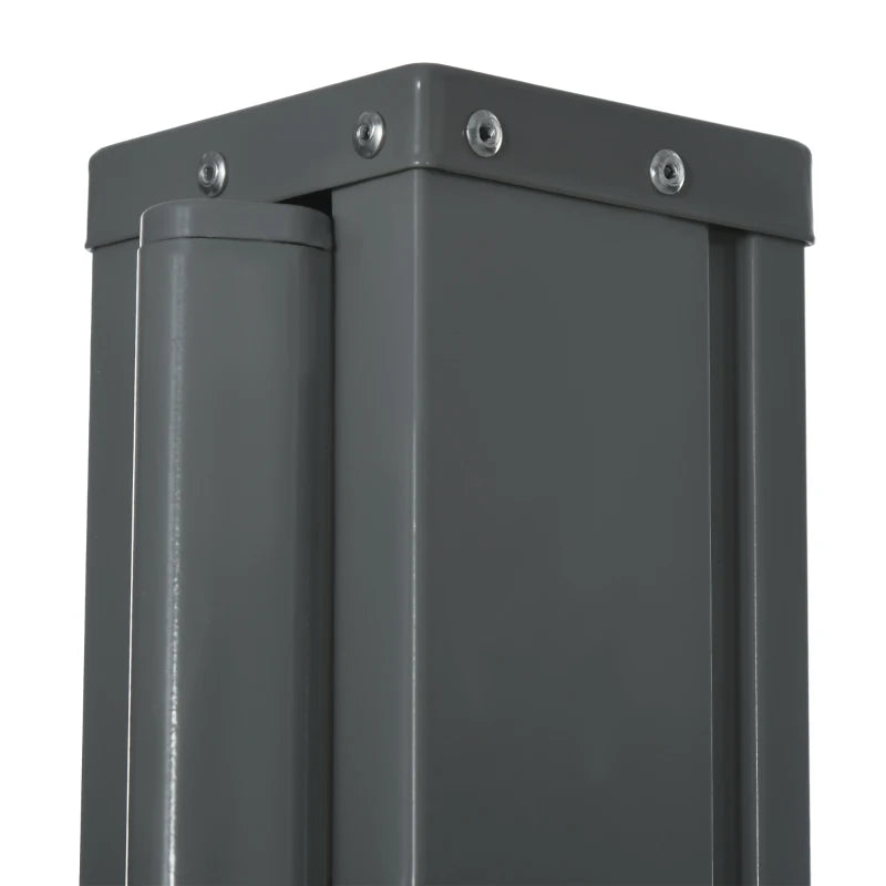 Retractable Balcony Privacy Screen 3x1.6m – Outdoor Sunshade Awning Panel, Black