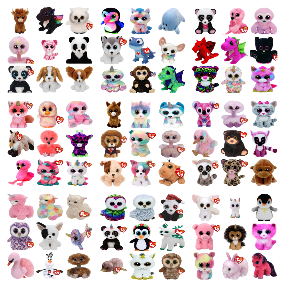 Ty Beanie Boos 6'' Soft Plush Toys Over 100 Styles New Designs & Collectible Soft Toys