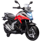 Licensed 12V Honda Kids Electric Motorbike with Music and Safety Lights, Red