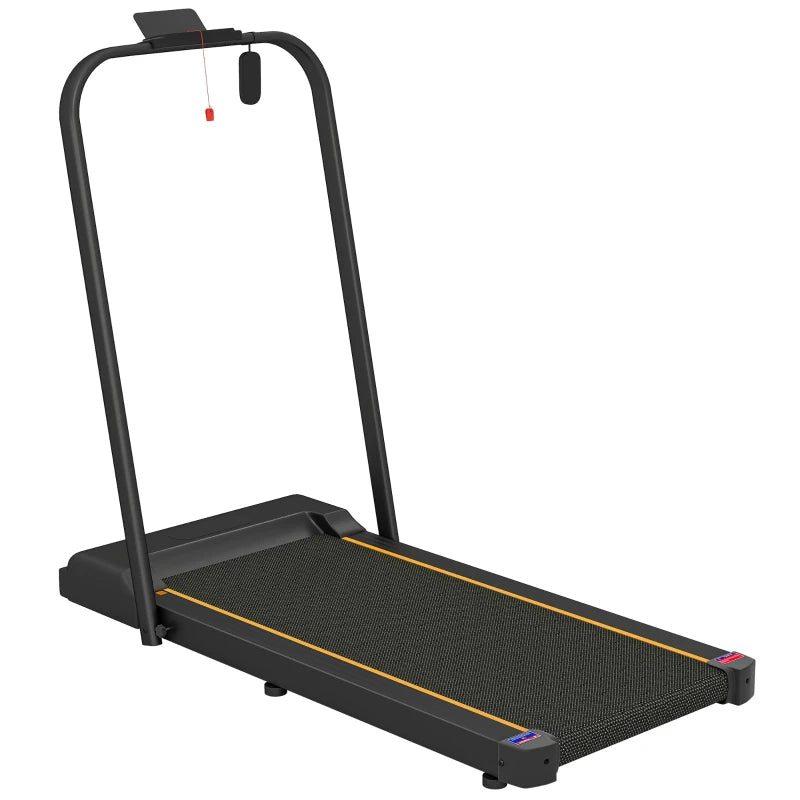 Folding Walking Pad Treadmill – 1-6km/h, Remote Control, Orange
