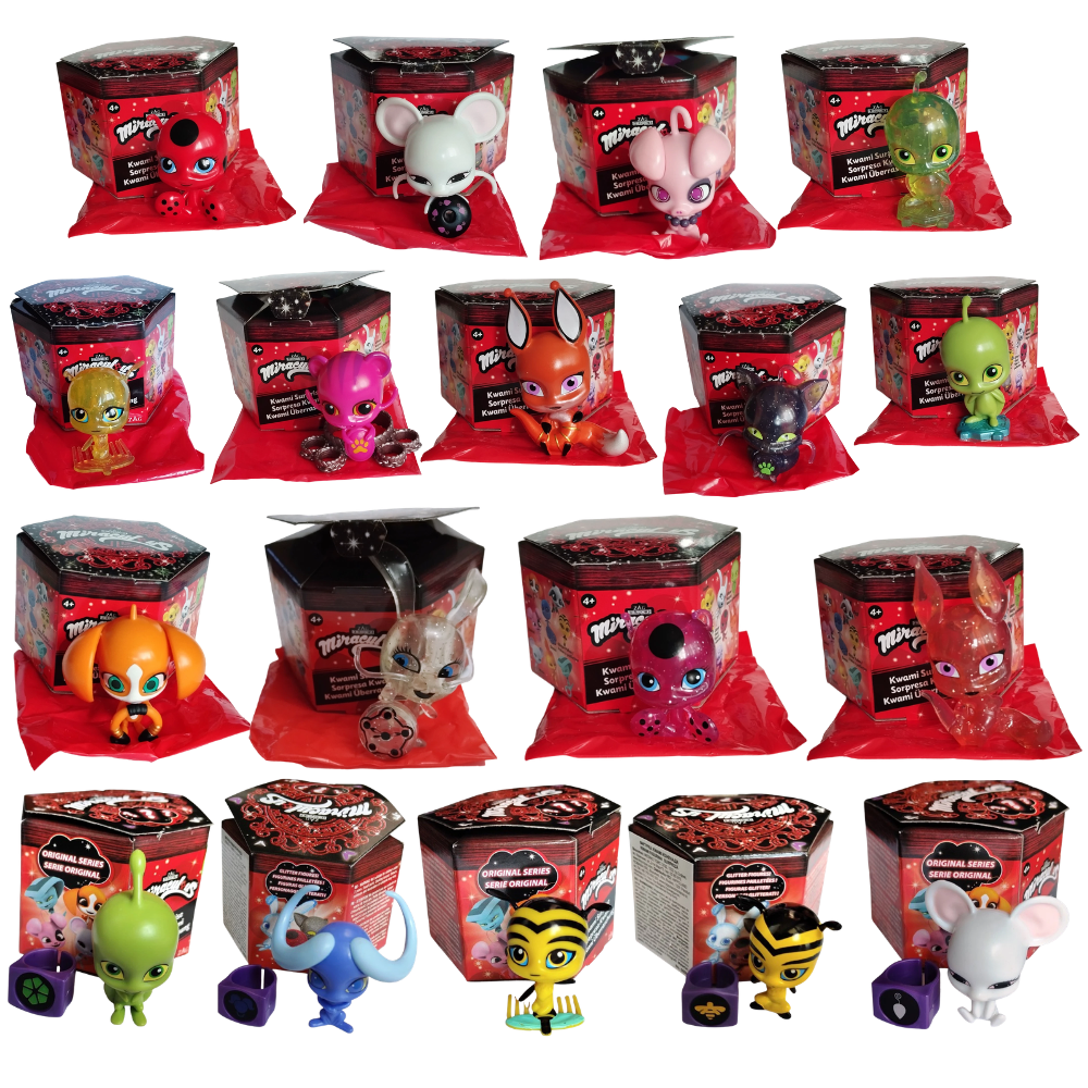 Miraculous Ladybug Kwami Surprise 2″ Mini Figure Zag Heroez Playmates Toys Collectible Toy