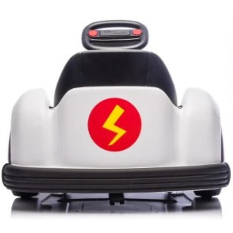 Electric 6V Kids Bumper Car with 360° Spin, Music, Horn – Ride-On for Ages 3-8, Red