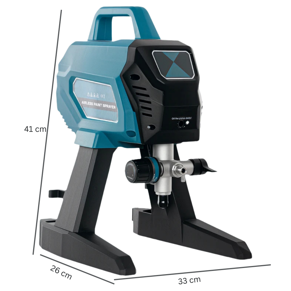 Electric Airless Paint Sprayer for Interior & Exterior – Thinning-Free, High Pressure DIY Tool