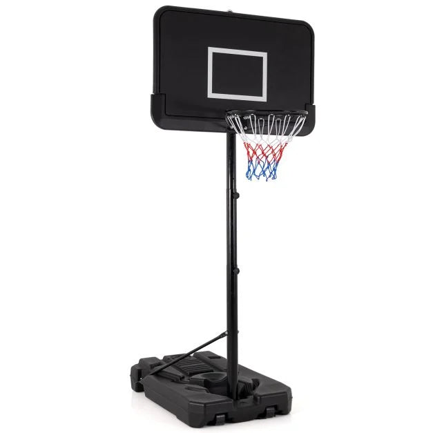 Portable Basketball Hoop 2.6–3.65m Adjustable with Shatterproof Backboard