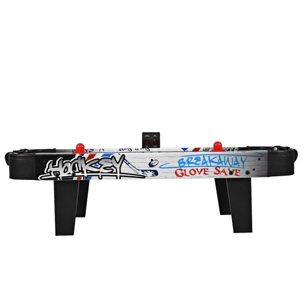 Fast-Paced Air Hockey Table with LED Scoreboard, Pucks & Pushers