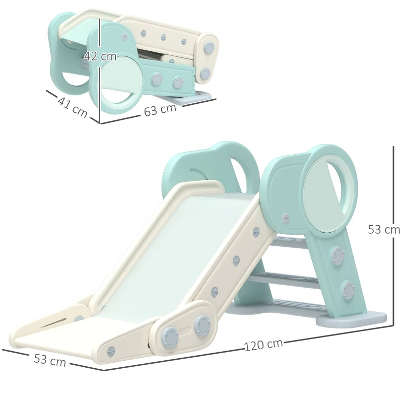 Space-Saving Foldable Toddler Slide – Durable Freestanding Design for Ages 1.5-3 Years