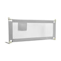 196CM Height-Adjustable Toddler Bed Rail with Double Safety Lock