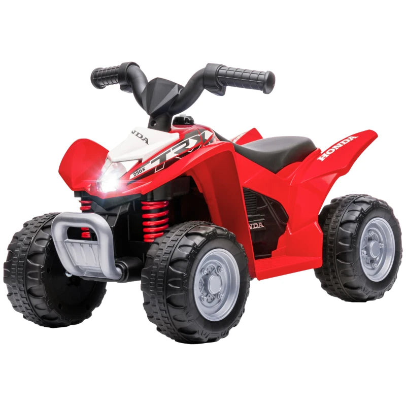 Toddlers’ 6V Electric Licensed ATV Quad Bike Ride-On, Red – Ages 1.5 to 3 Years