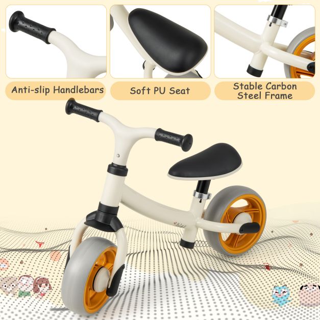 Baby Balance Bike with Adjustable Seat Height for Ages 18–48 Months