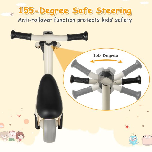 Baby Balance Bike with Adjustable Seat Height for Ages 18–48 Months