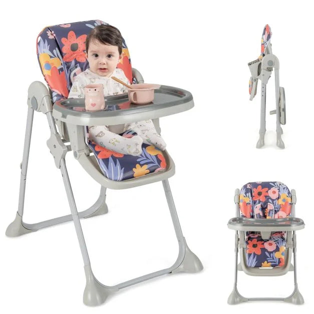 Adjustable Baby Highchair for 6–36 Months with Removable, Easy-Clean Feeding Tray