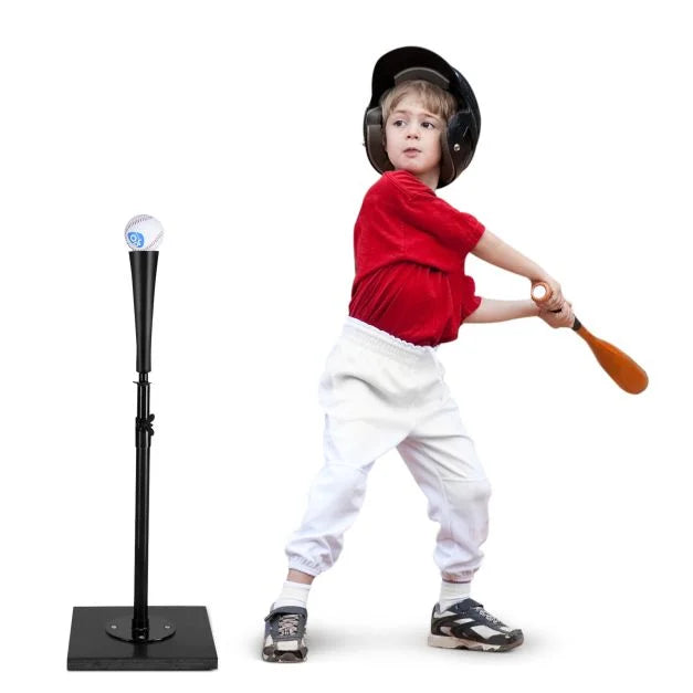 Adjustable 63–91 CM Baseball Batting Tee with Rubber Topper