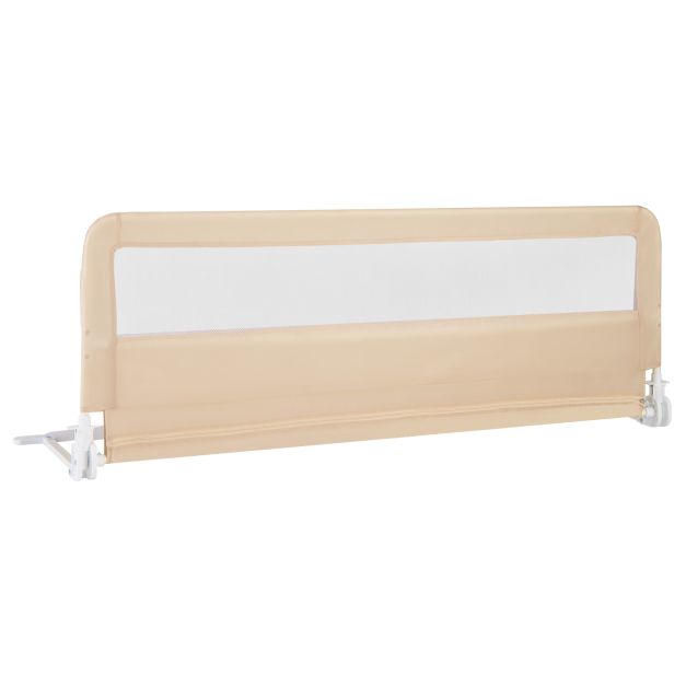 150CM Foldable Baby Bed Rail Guard with Washable Cover & Safety Strap