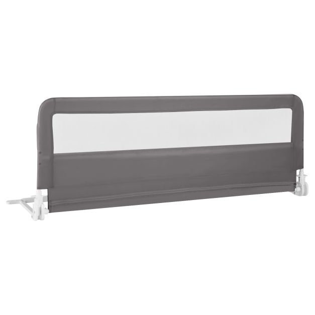 150CM Foldable Baby Bed Rail Guard with Washable Cover & Safety Strap