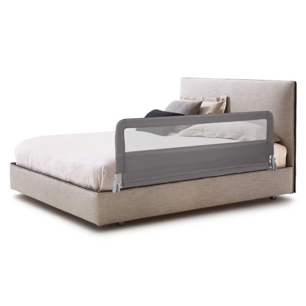 150CM Foldable Baby Bed Rail Guard with Washable Cover & Safety Strap