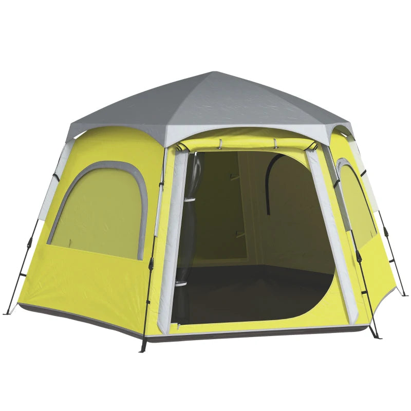Hexagonal Pop Up Tent – 2-4 Person, Quick Setup, Weatherproof