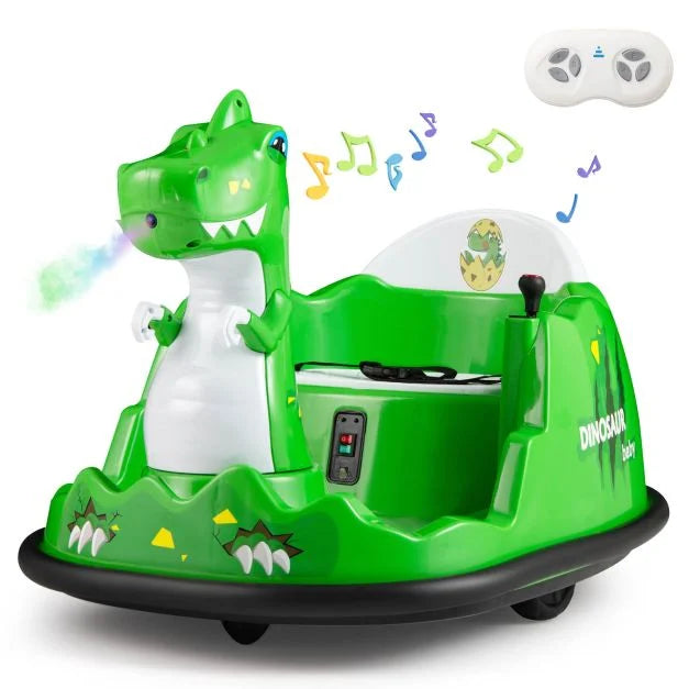 12V Toddler Bumper Car with Spray Function and Remote Control for Kids