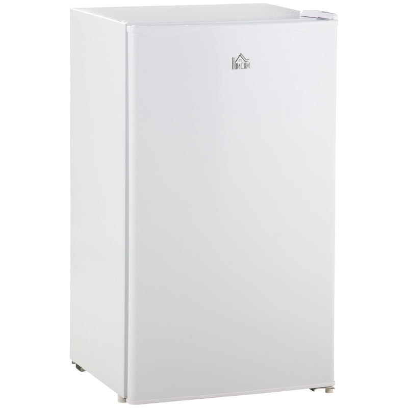 White Under Counter Fridge Freezer, 91L, Adjustable Thermostat