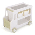 2-in-1 Car Toy Storage Cabinet with Sturdy HDPE Frame and 2 Baskets