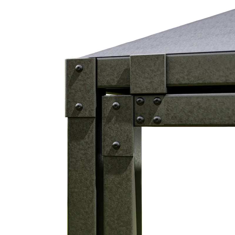 Sturdy Outdoor Gazebo with Wheels, Extendable Awning & UPF30+ Canopy, 3x3 & 3x6m