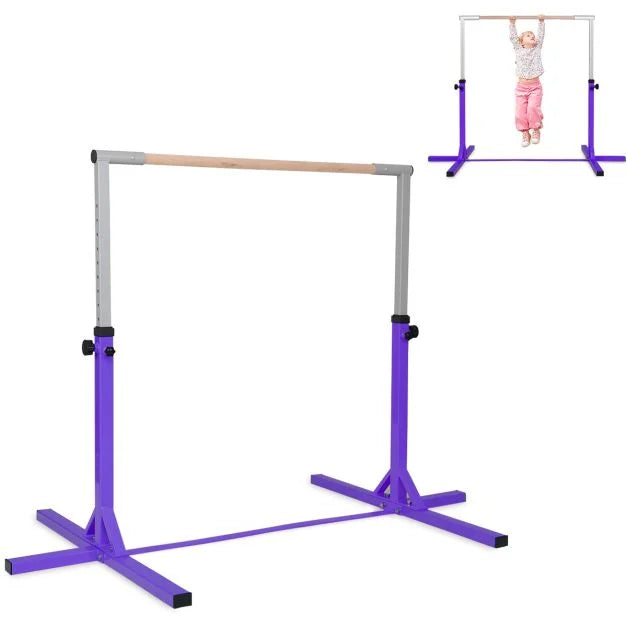 Height-Adjustable Children's Gymnastics Bar, 90–150cm for Training