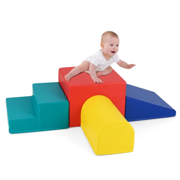Infant & Toddler Foam Block Play Set – Climb and Crawl Fun