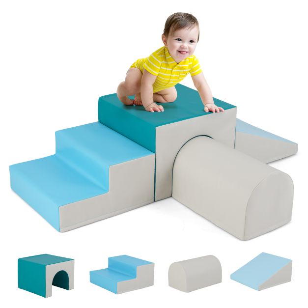 Infant & Toddler Foam Block Play Set – Climb and Crawl Fun