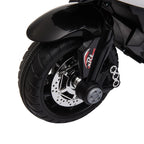 Electric Kids Motorcycle Ride-On Toy with 3 Wheels, Lights, Horn & Music Included