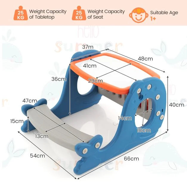 Children’s Multi-Use Convertible Activity Table Set