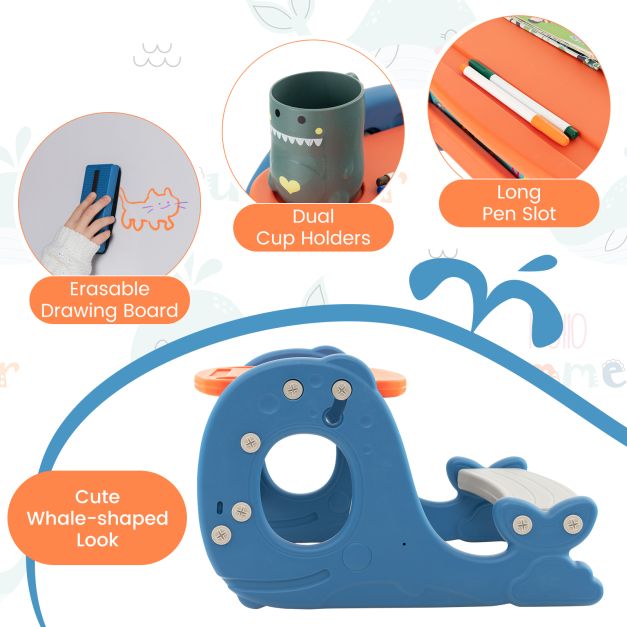 Children’s Multi-Use Convertible Activity Table Set