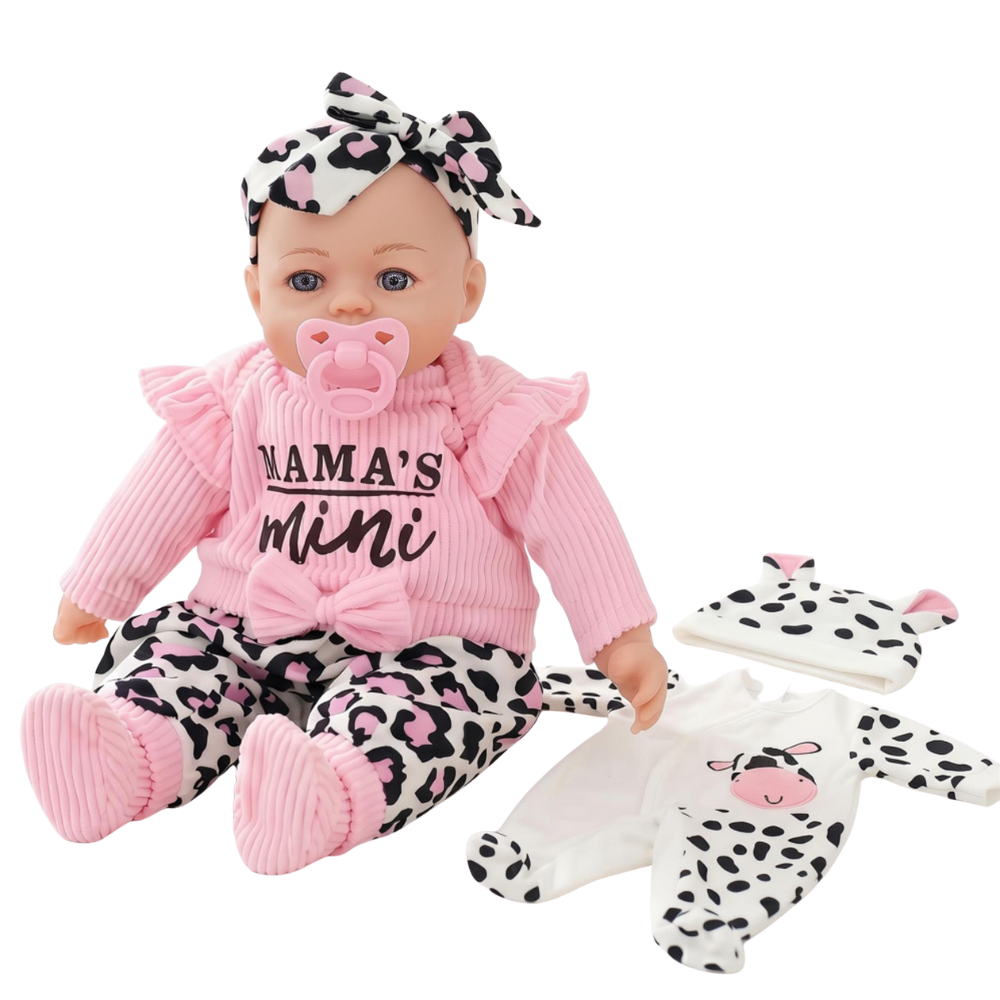 BiBi Doll 18" Soft Body Interactive Baby Doll or 2-Pack Doll Clothes Set Choose