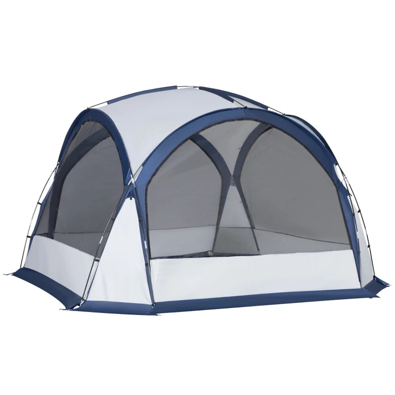 Family Dome Tent – 6-8 Person, 4 Mesh Doors, Portable with Bag