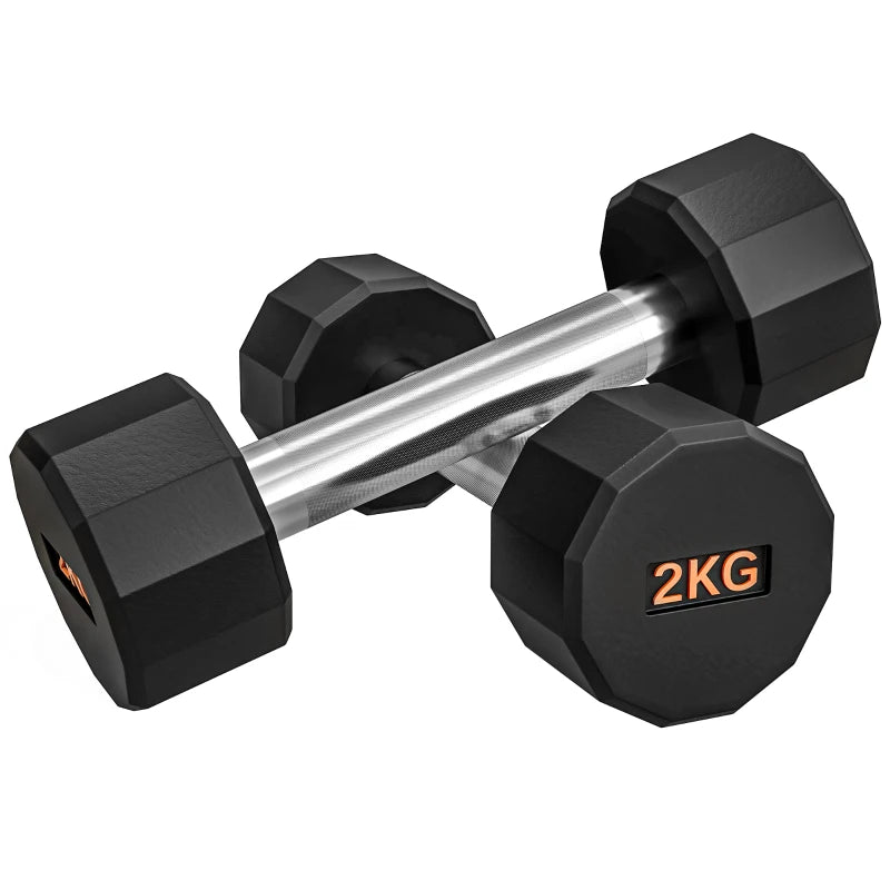 Dumbbells 2kg Pair – Men & Women Home Gym Equipment