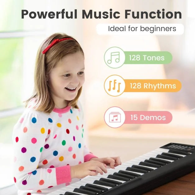 Foldable 88-Key Digital Piano for Beginners, Kids, and Adults, Portable Keyboard