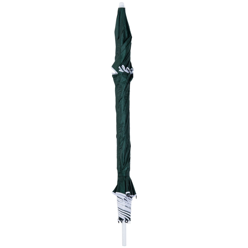 Beach & Fishing Umbrella Shelter with UV Protection and Side Panel Tent – Green, 2m