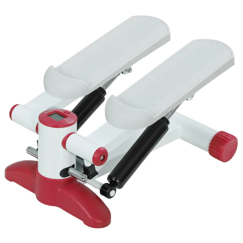 Fitness Mini Stepper with LCD Monitor – Grey, Stable Design