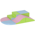 Kids Pink Soft Play Climb and Crawl Set – 6 Vibrant, Safe Pieces for Active Play