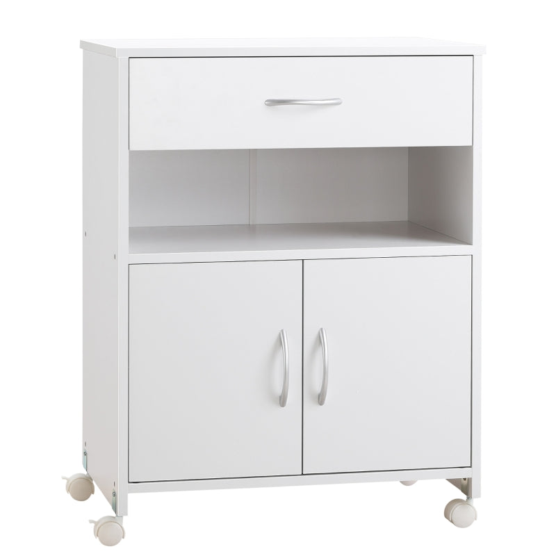 Home Office Printer Cabinet with Drawer & Open Shelf