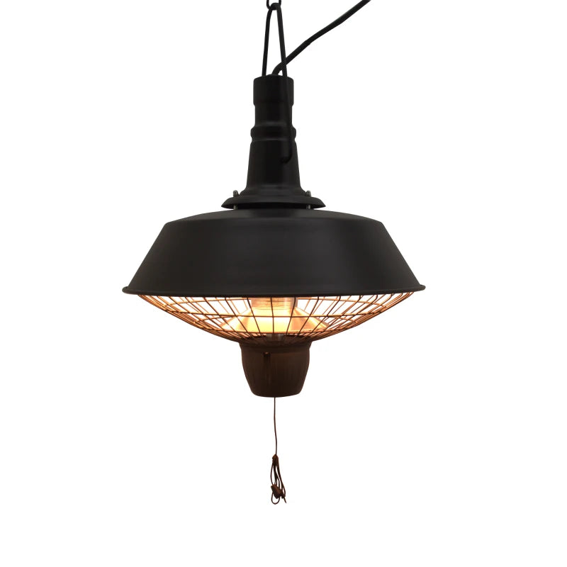 Halogen Electric Patio Heater 2100W – Outdoor Ceiling Mounted Hanging Heater