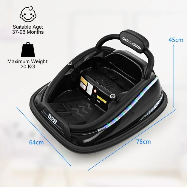 Kids Electric Bumper Car Toy with RC Function