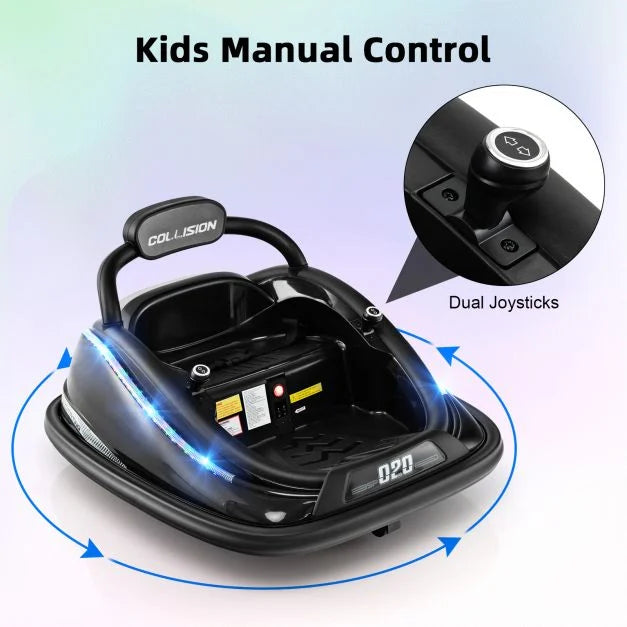 Kids Electric Bumper Car Toy with RC Function