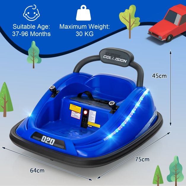 Kids Electric Bumper Car Toy with RC Function