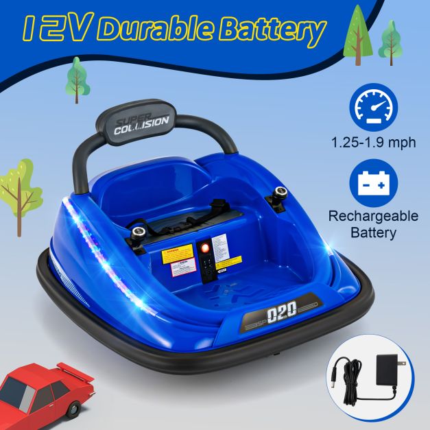 Kids Electric Bumper Car Toy with RC Function