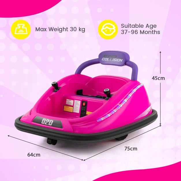 Kids Electric Bumper Car Toy with RC Function