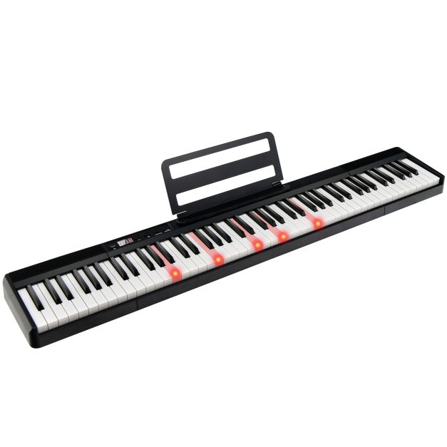 88-Key Electronic Keyboard with Storage Bag, Digital Piano for Kids and Adults