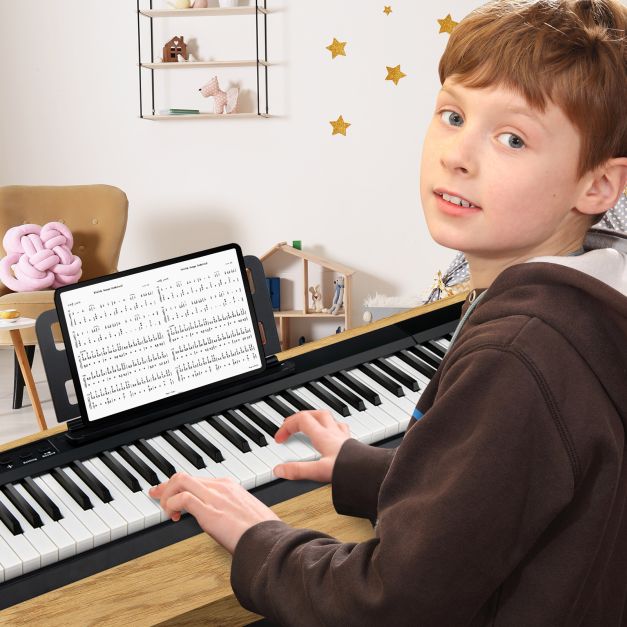 88-Key Electronic Keyboard with Storage Bag, Digital Piano for Kids and Adults