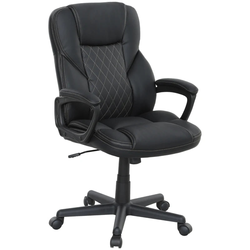 Black Executive Chair – High Back, Swivel, Ergonomic Design